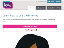 Tablet Screenshot of learnmyway.com